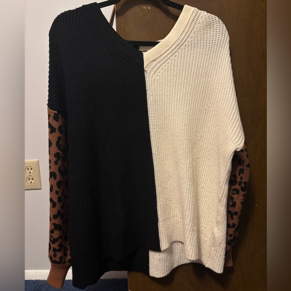 V neck sweater
